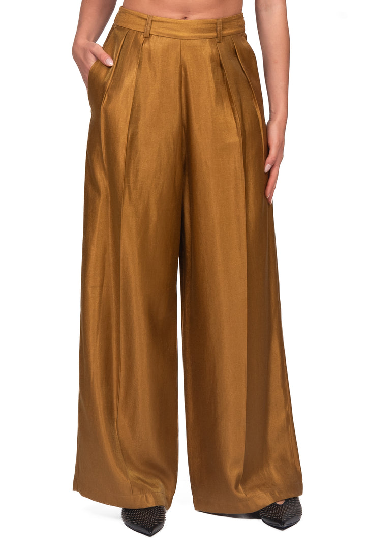 Vicolo - Pantalone palazzo effetto lucido Art. TAC0642