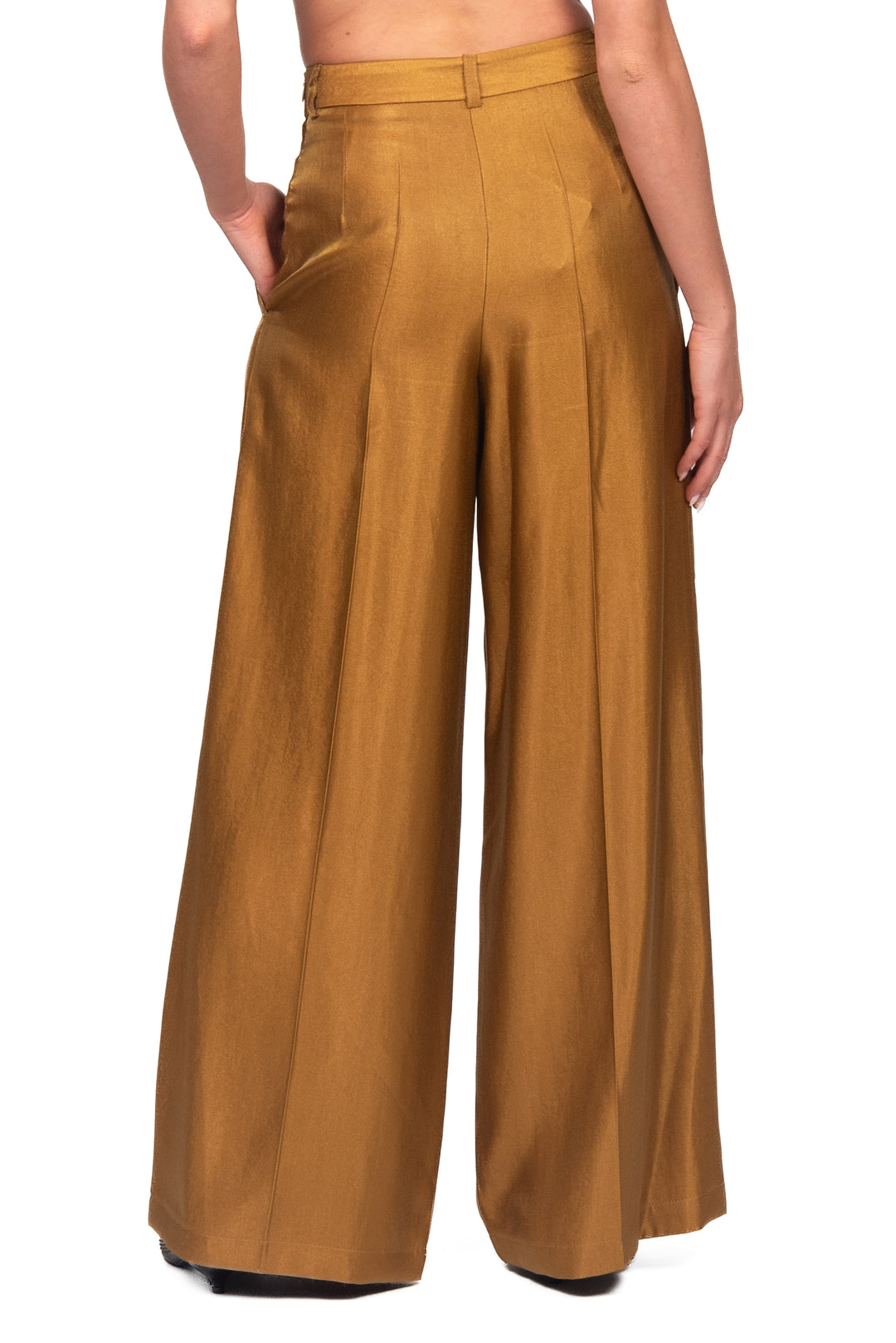 Vicolo - Pantalone palazzo effetto lucido Art. TAC0642