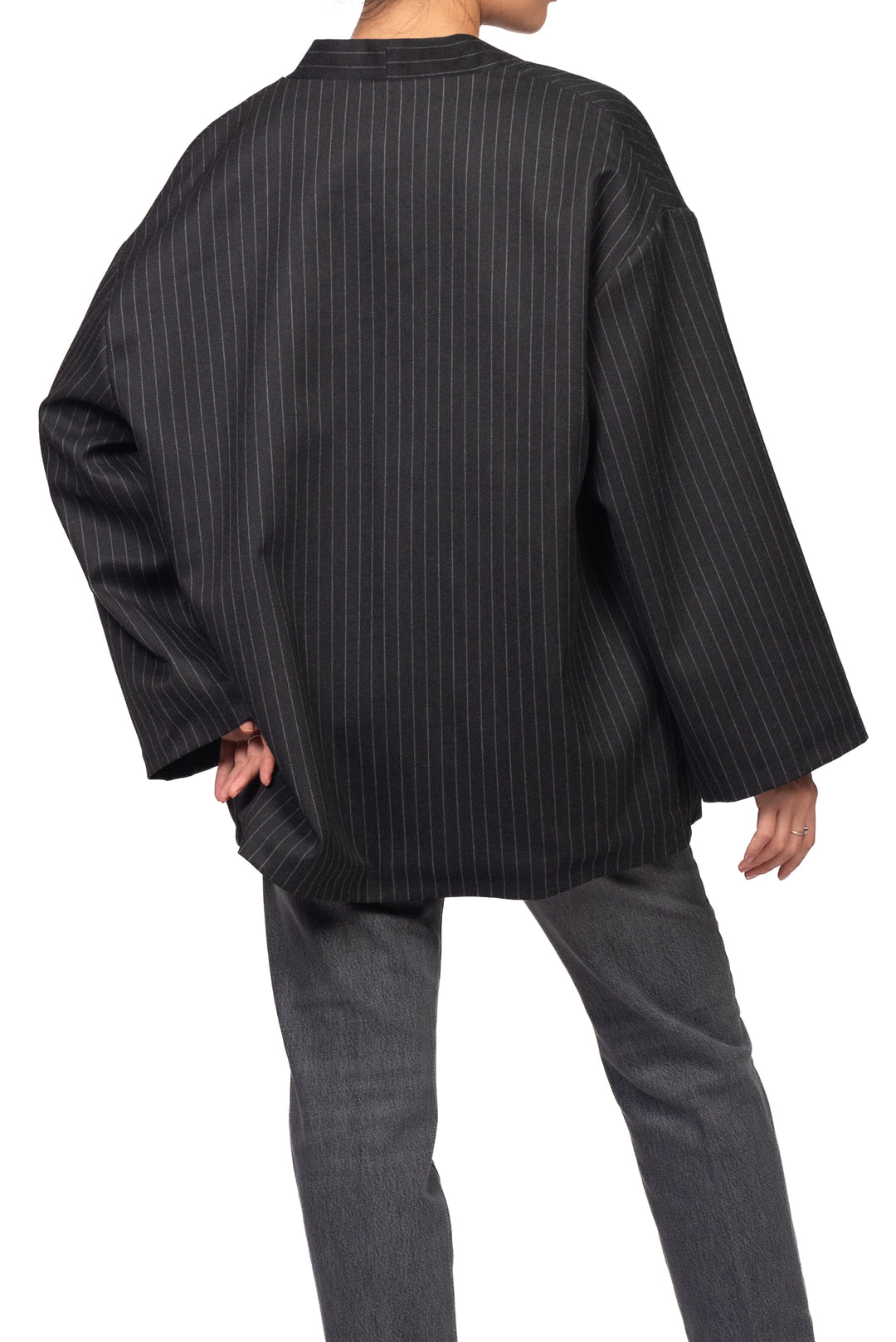 Vicolo - Giacca kimono gessata Art. TAC0725