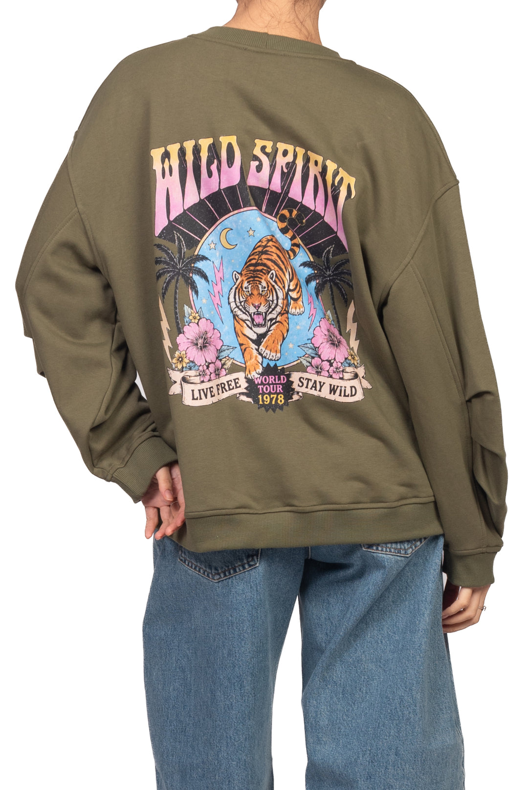 Vicolo - Felpa stampa tigre Art. RAC0101