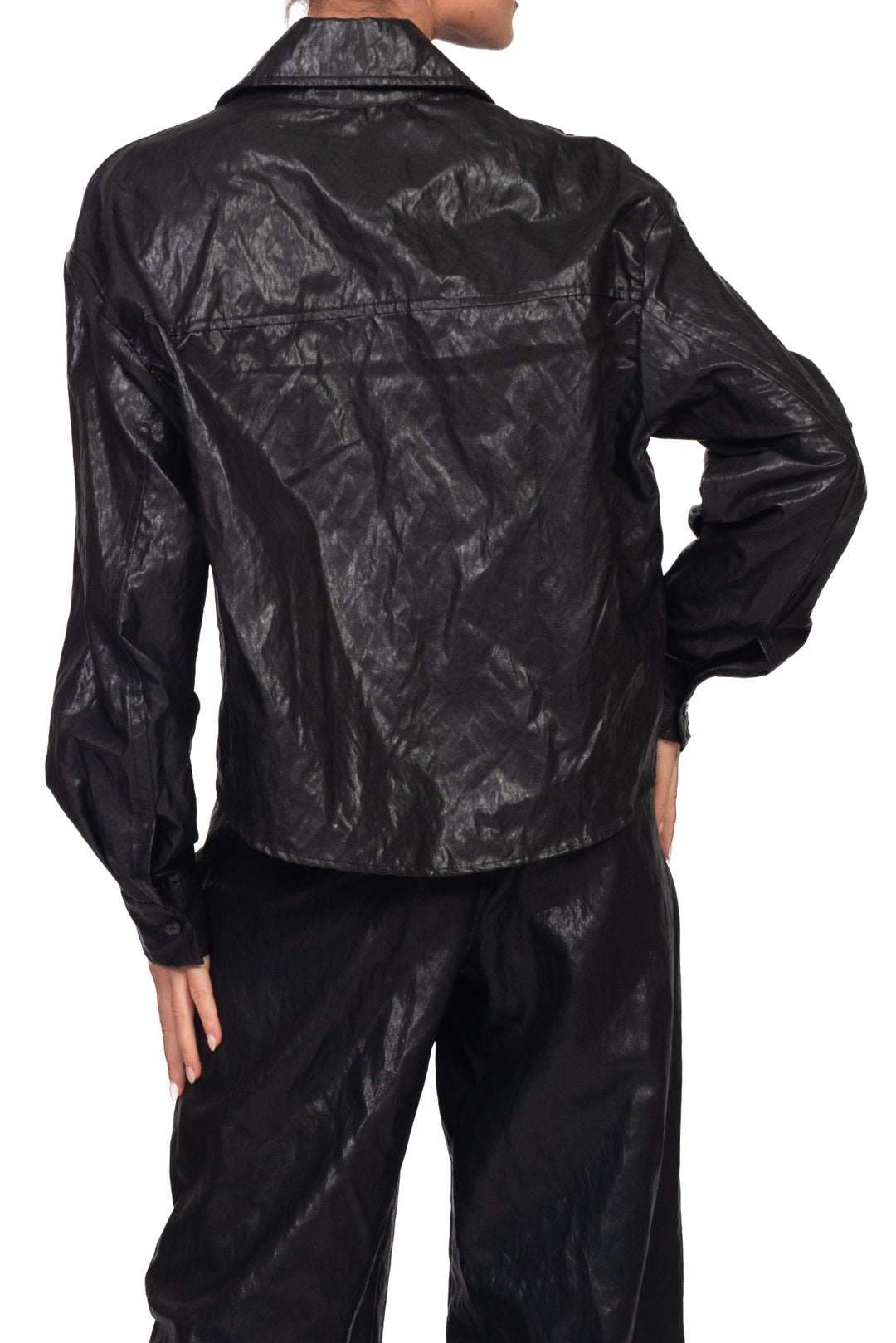 Tensione In - Camicia ecopelle stropicciata Art. 27C6077