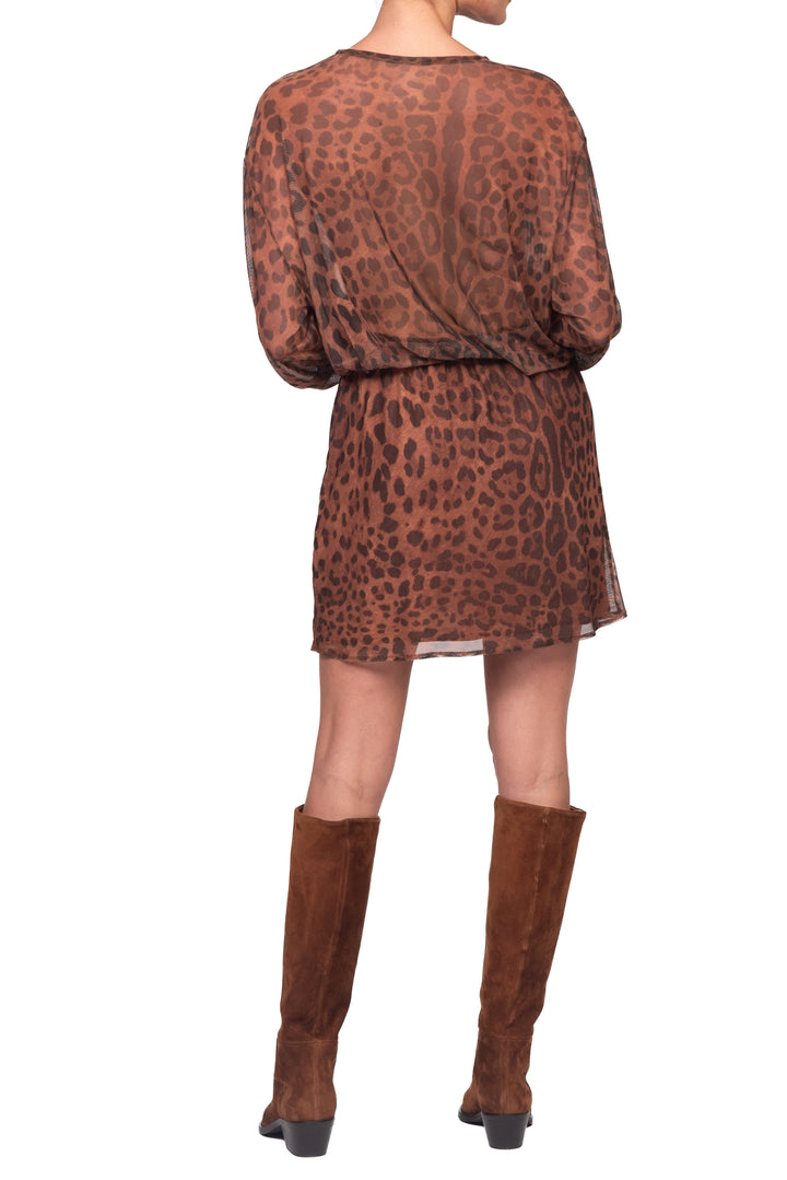 Tensione In - Abito mini animalier Art. FW260021