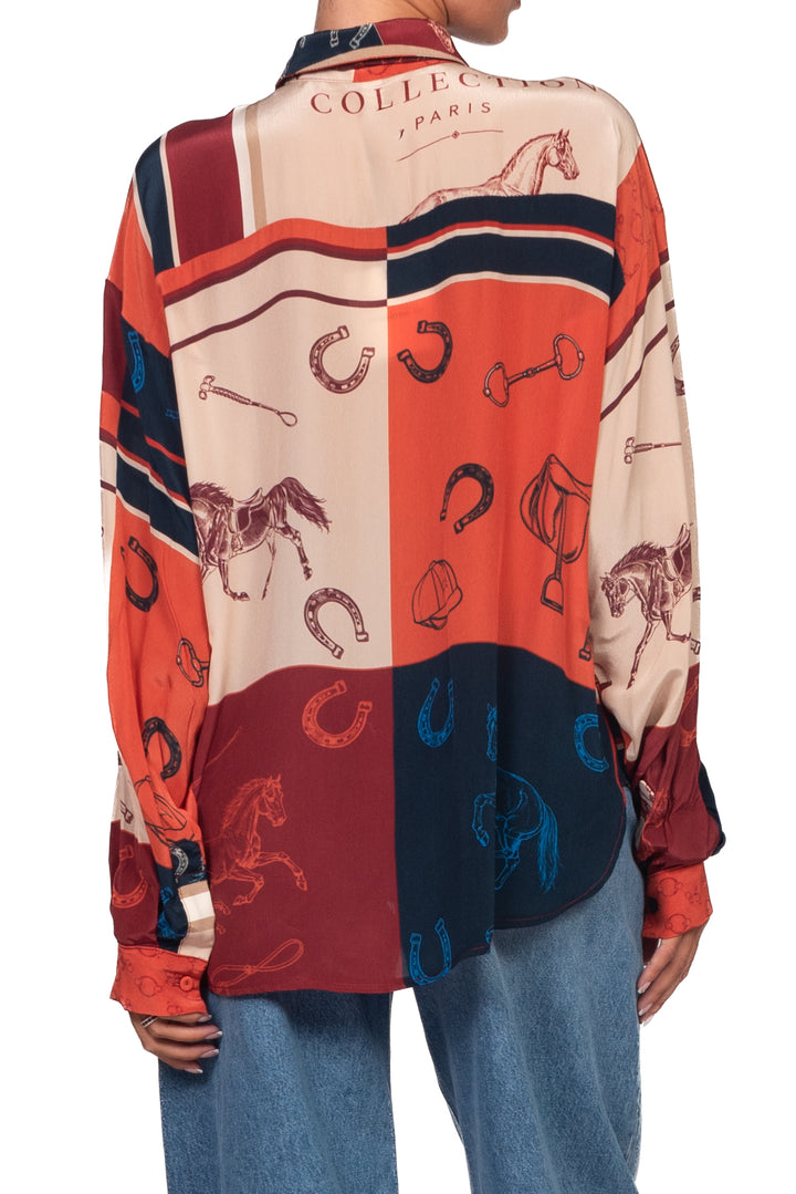 Tensione In - Camicia fantasia con cravatta Art. W26C403