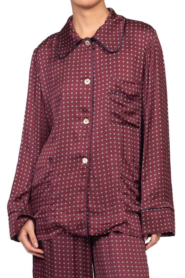 Tensione In - Camicia satin fantasia Art. 40363