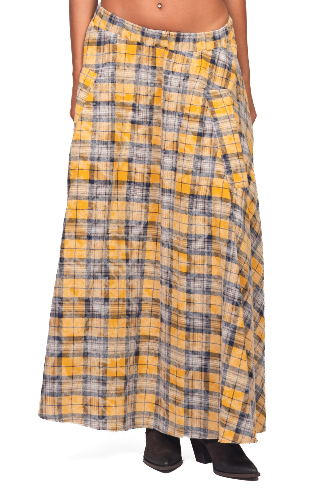 Vicolo - Gonna lunga svasata in tartan Art. TAC0878