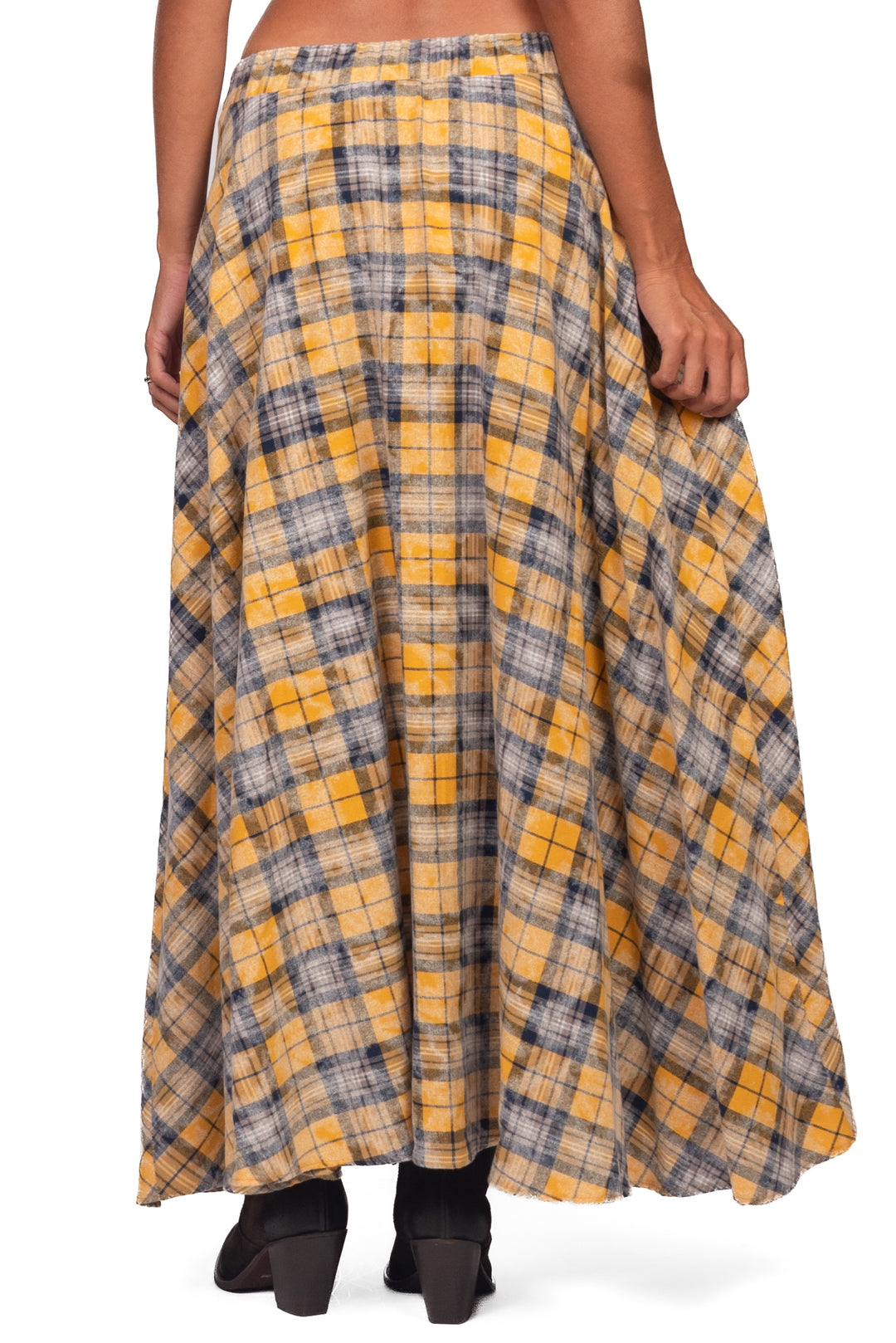 Vicolo - Gonna lunga svasata in tartan Art. TAC0878