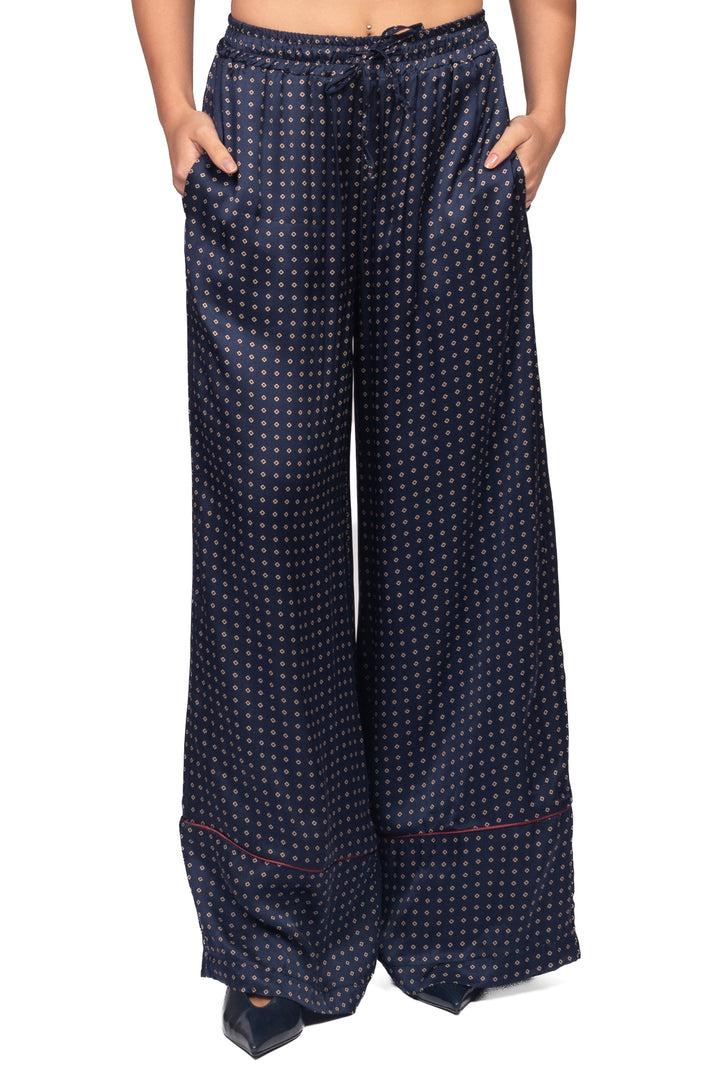Tensione In - Pantalone satin fantasia Art. 40366