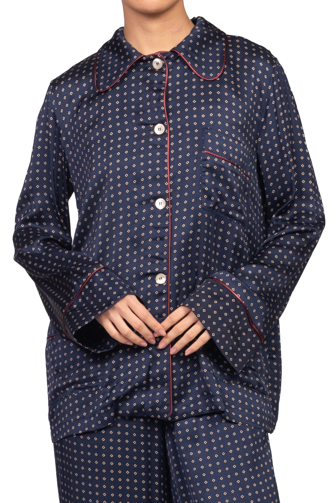 Tensione In - Camicia satin fantasia Art. 40365