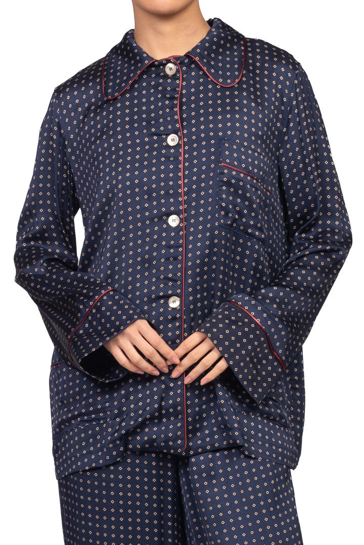 Tensione In - Camicia satin fantasia Art. 40365