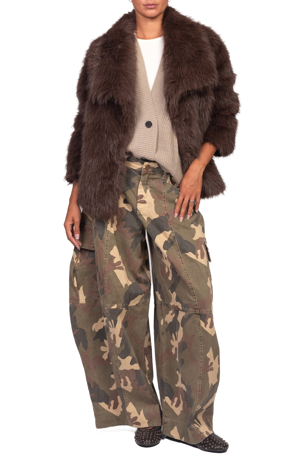 Tensione In - Pantalone barrel camouflage Art. LR636