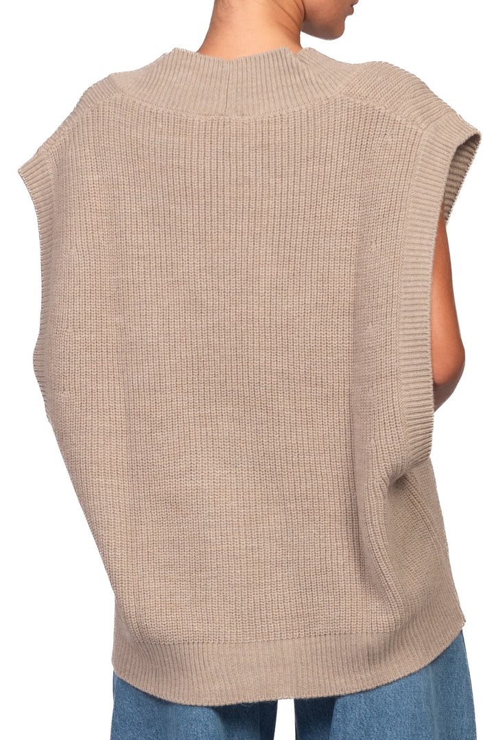 Vicolo - Gilet in maglia over 3 bottoni Art. 7AC7083