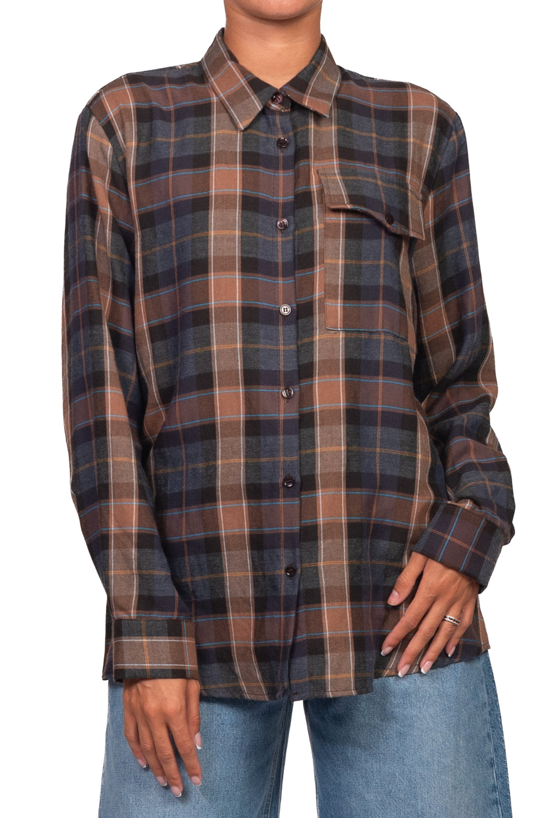Vicolo - Camicia fantasia check con taschino Art. TAC0477
