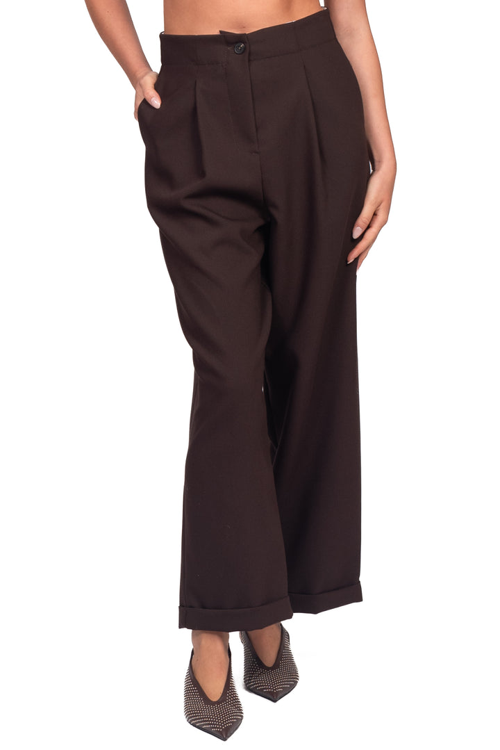 Tensione In - Pantalone baggy con risvolto Art. 27P6117