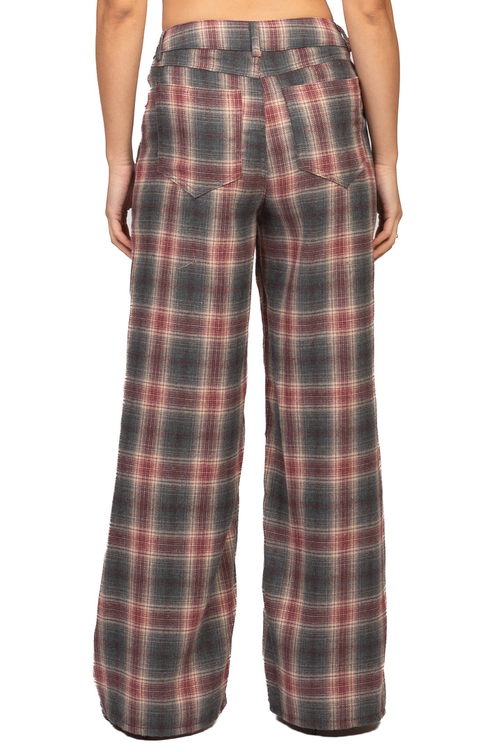 Tensione In - Pantalone palazzo check Art. W26P489