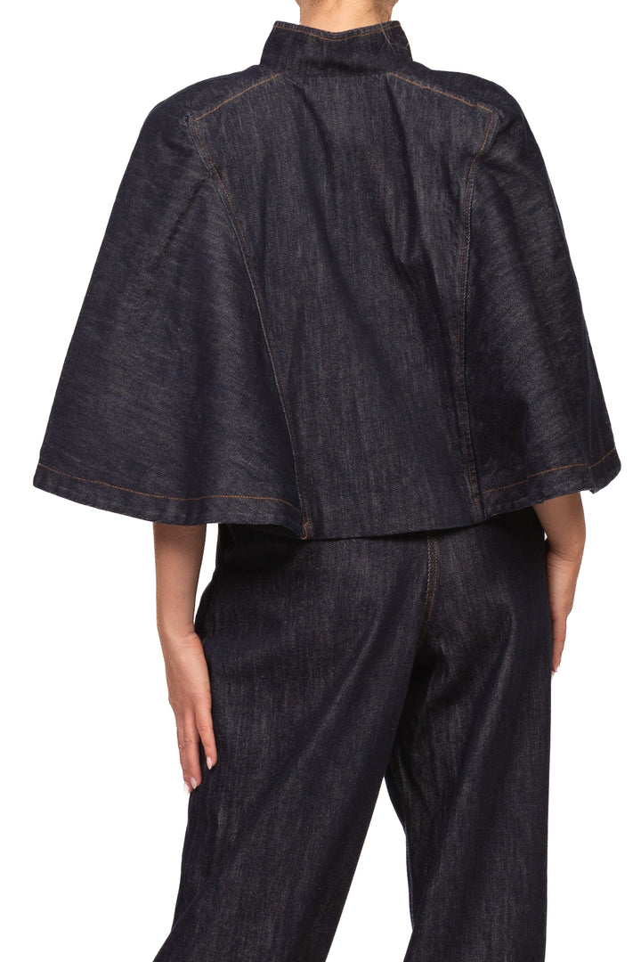 Tensione In - Giacca mantella in denim Art. W26J310