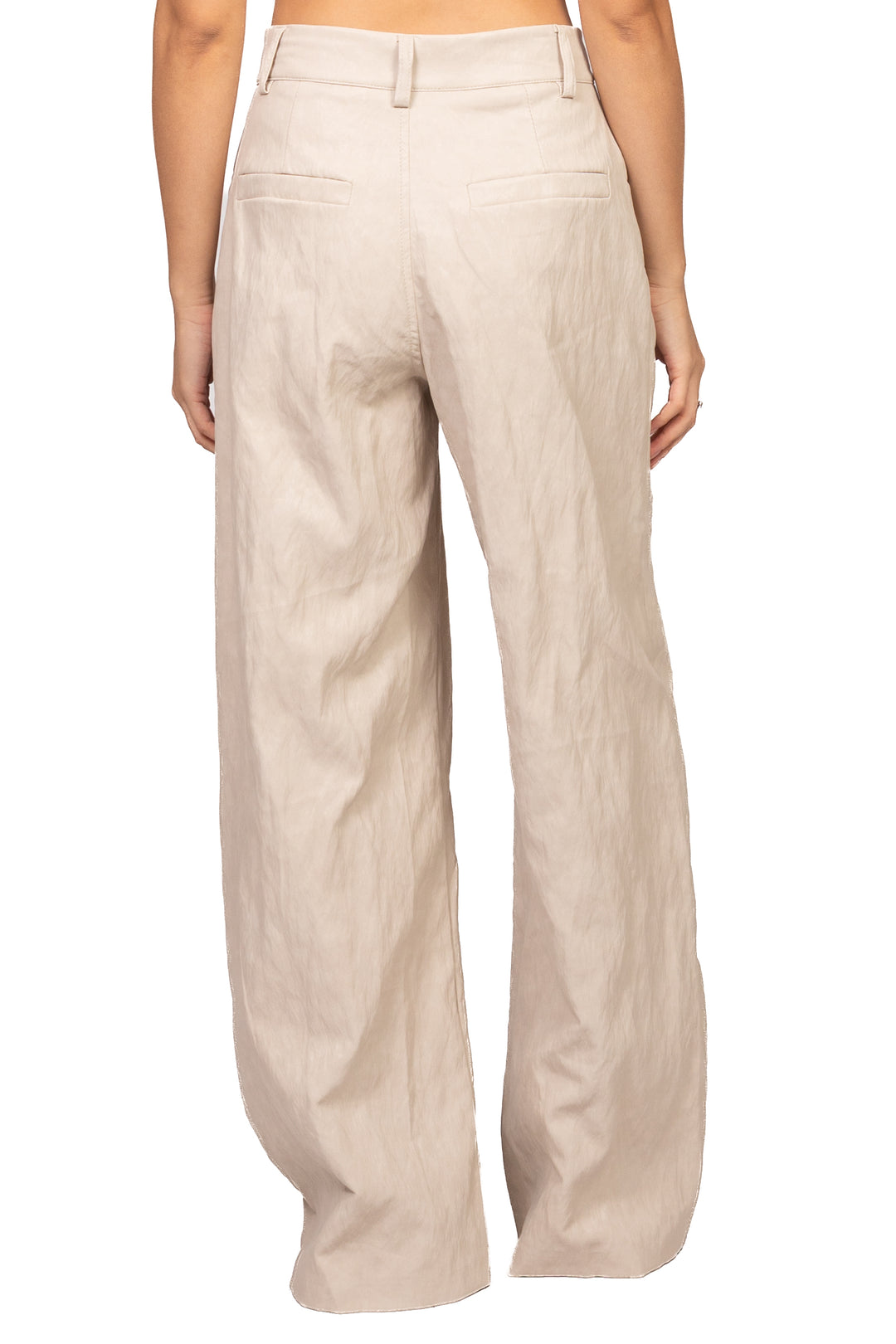 Tensione In - Pantalone palazzo ecopelle Art. HU667