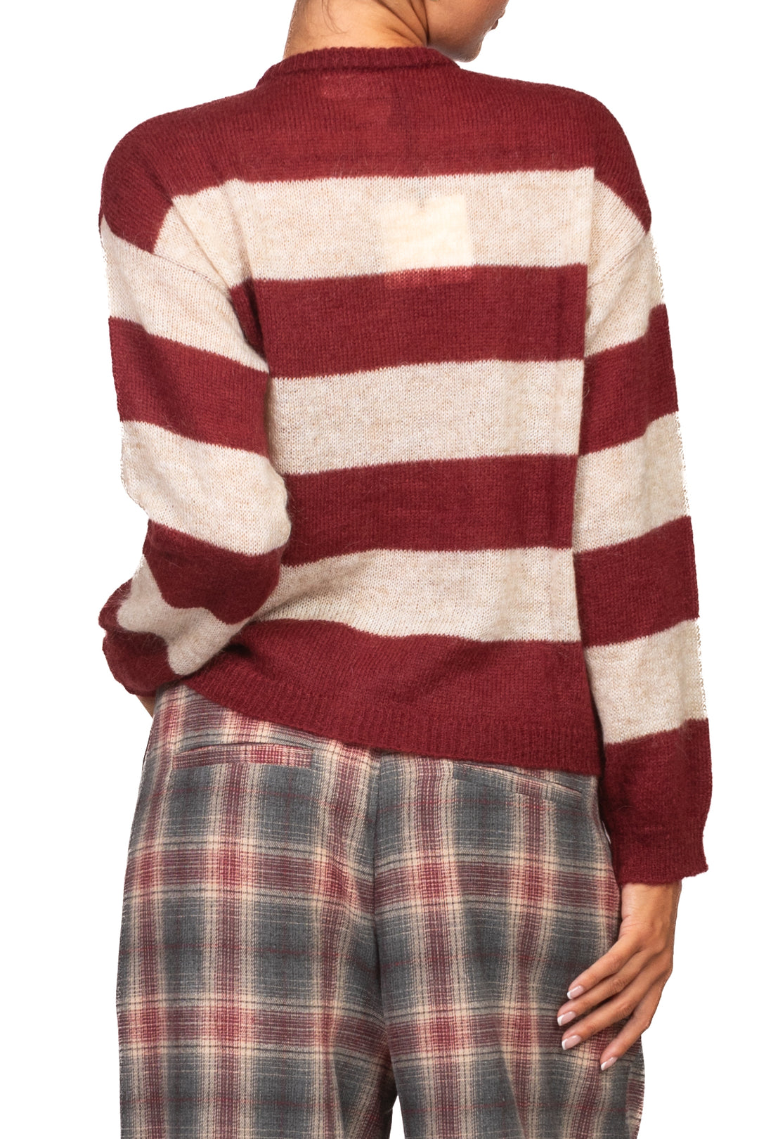 Vicolo - Cardigan rigato misto mohair Art. 7AC7179