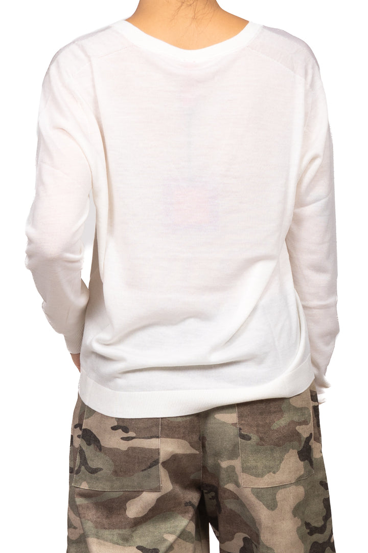 Tensione In - Maglia scollo v in lana  Art. MLN06AI26