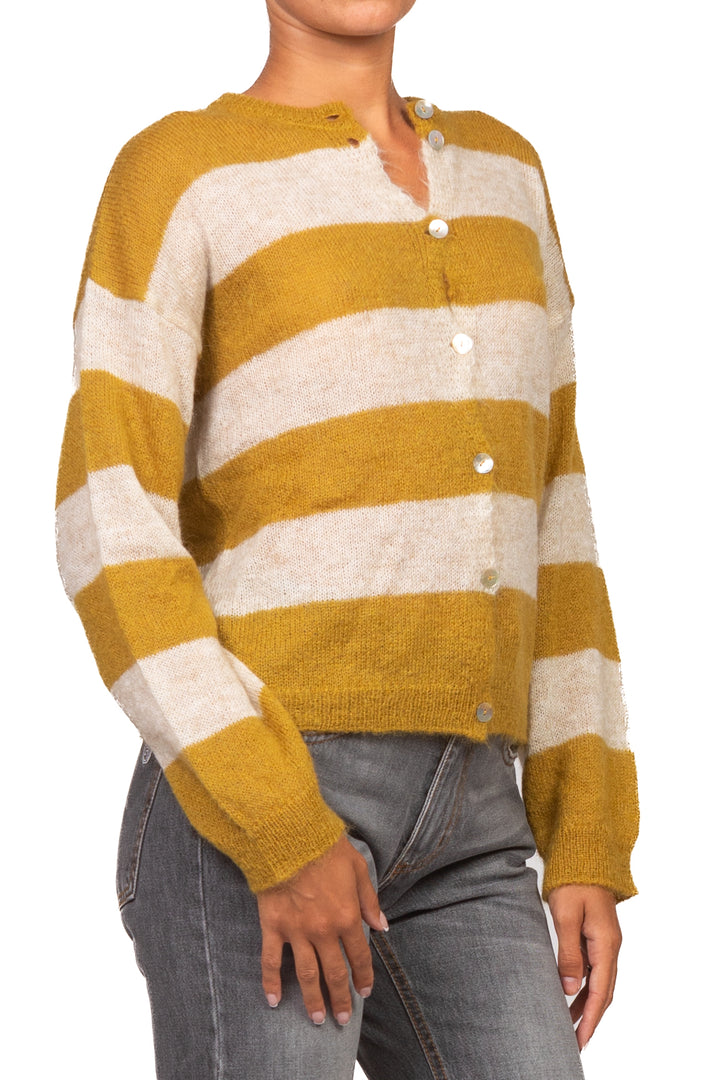 Vicolo - Cardigan rigato misto mohair Art. 7AC7179