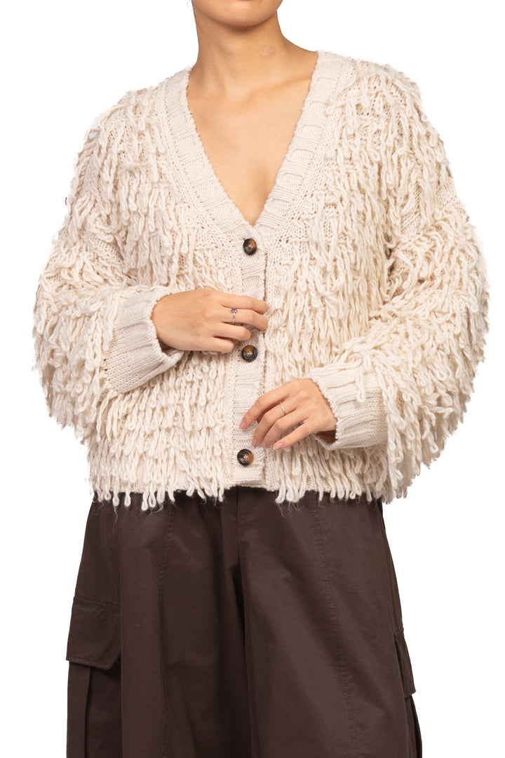 Vicolo - Cardigan con frange Art. 3AC3038