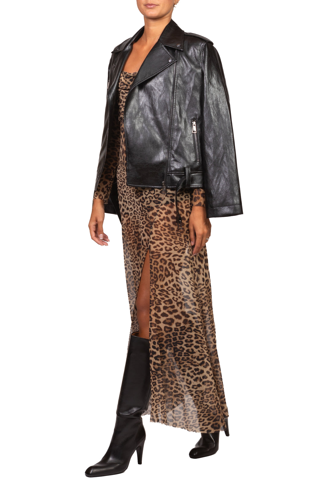 Tensione In - Abito tulle animalier Art. 40281