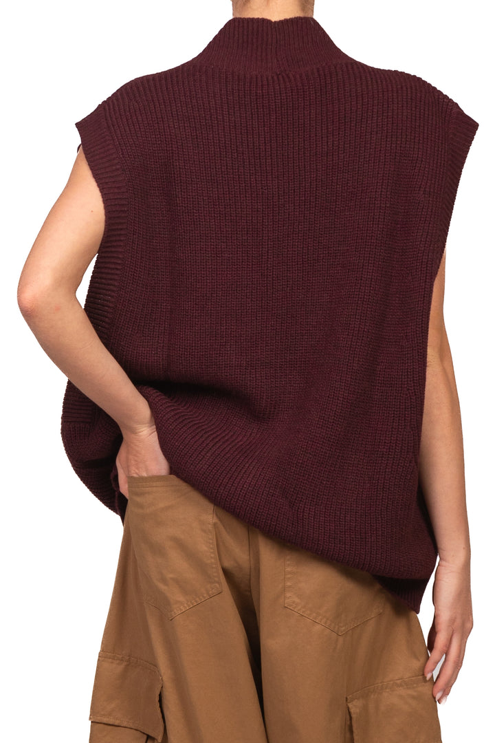 Vicolo - Gilet in maglia over 3 bottoni Art. 7AC7083
