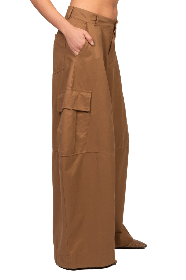 Tensione In - Pantalone barrel cargo Art. KN656
