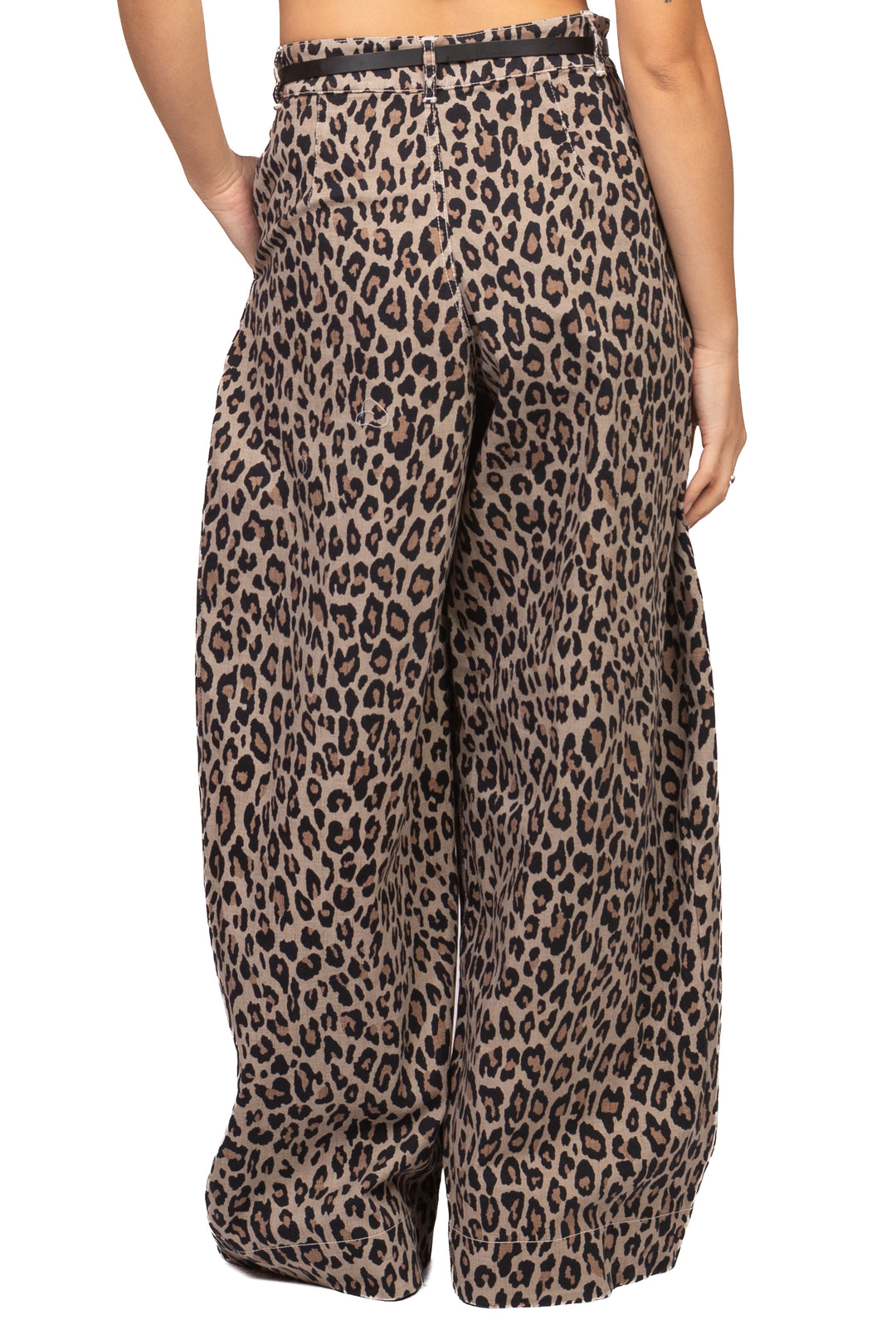 Tensione In - Pantalone barrel animalier Art. MX342