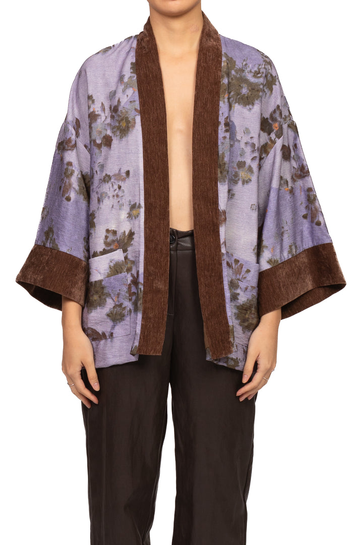 Dixie - Giacca kimono fantasia floreale Art. JDPT2IM