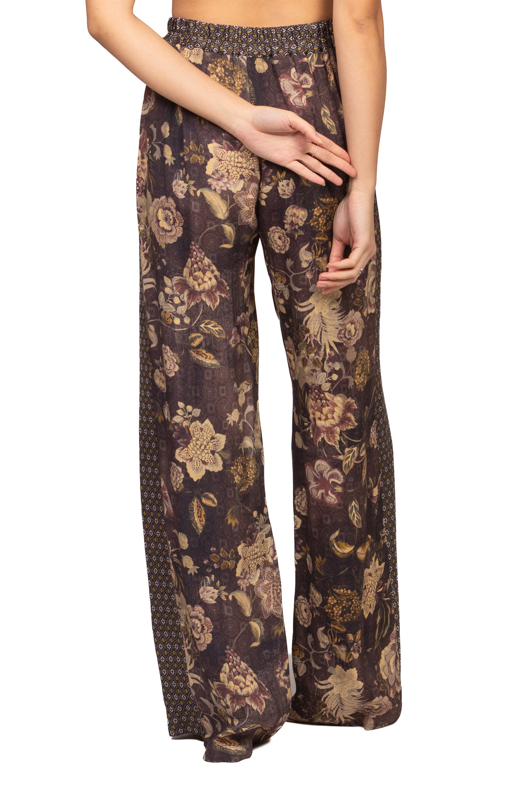 Dixie - Pantalone palazzo floreale Art. PDTC2CD