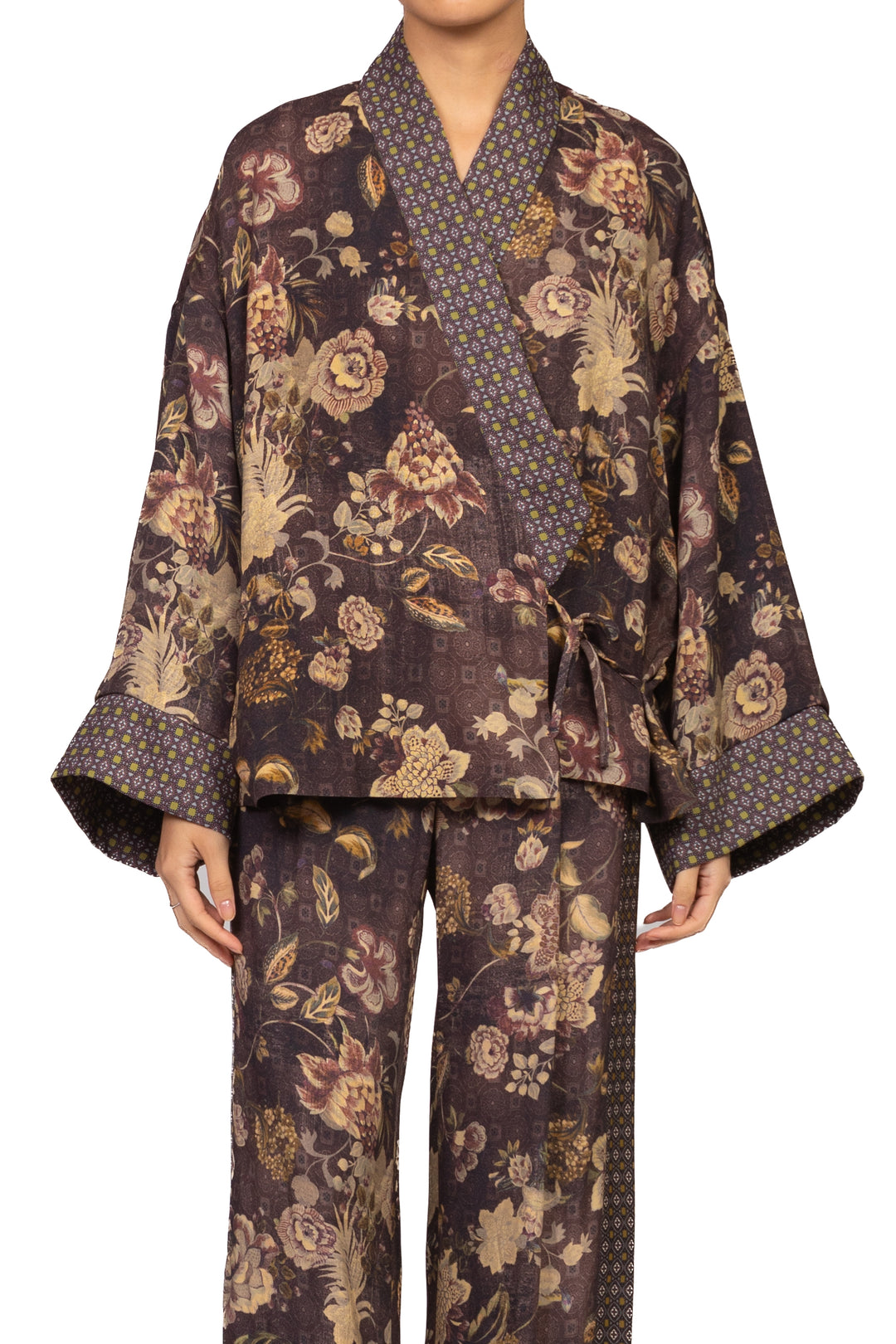 Dixie - Giacca kimono fantasia floreale Art. JDIV2CD
