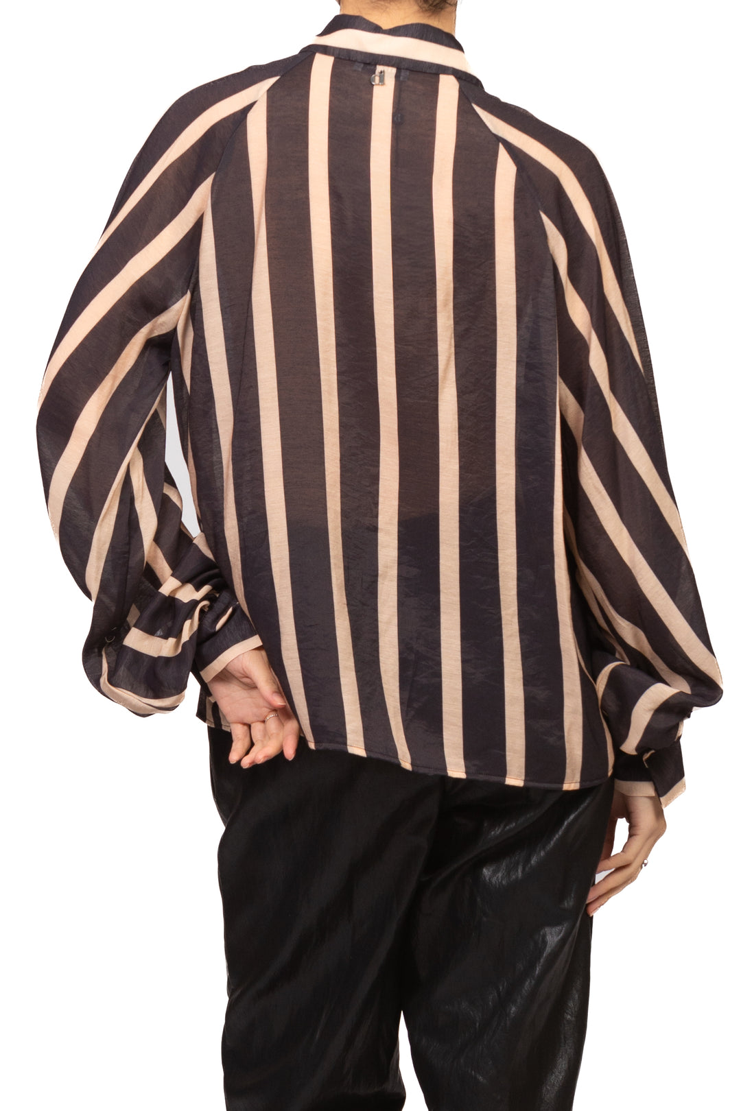 Dixie - Camicia rigata con manica palloncino Art. CFSF2IQ