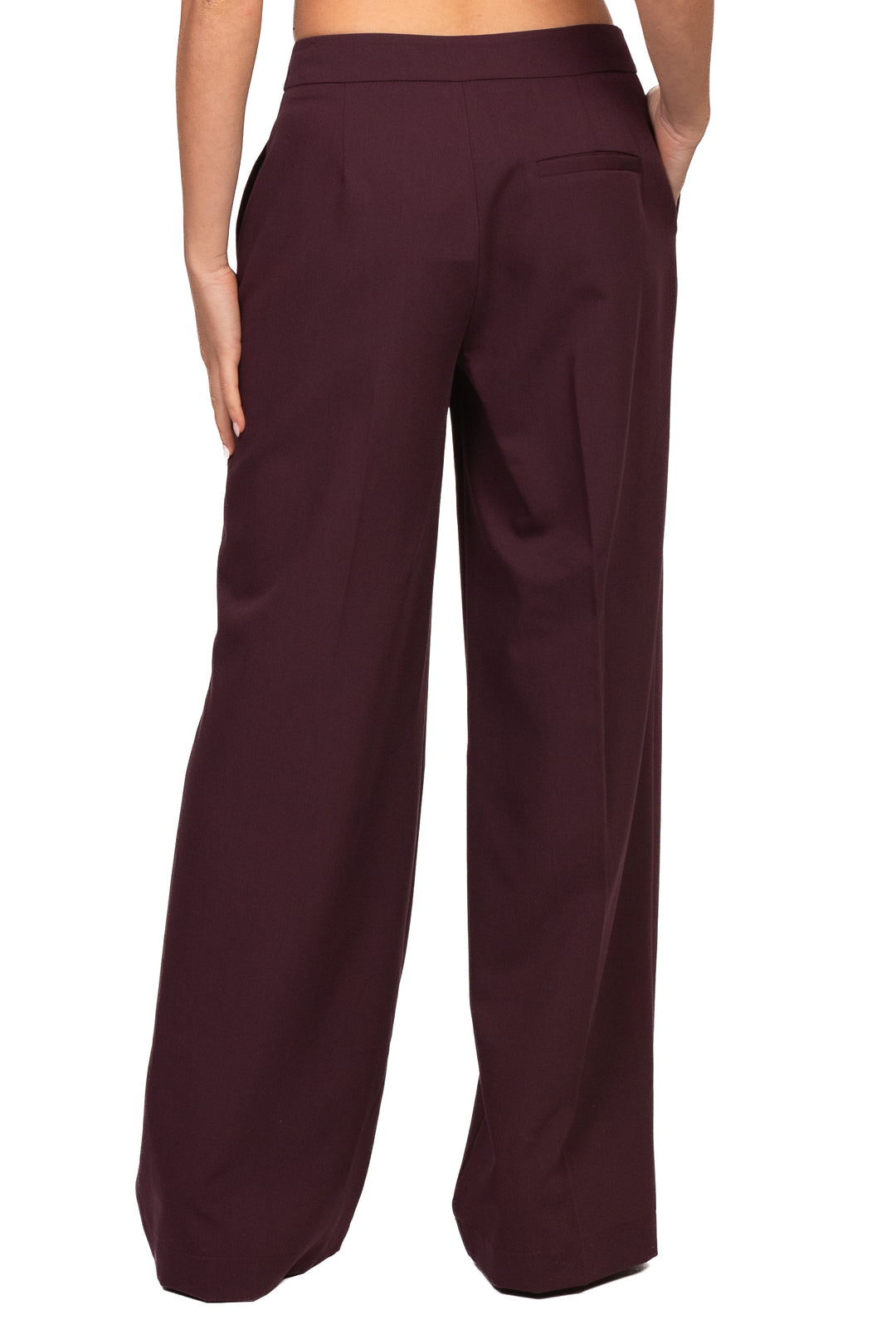 Imperial - Pantalone palazzo chiusura asimmetrica Art. P9F1MIC