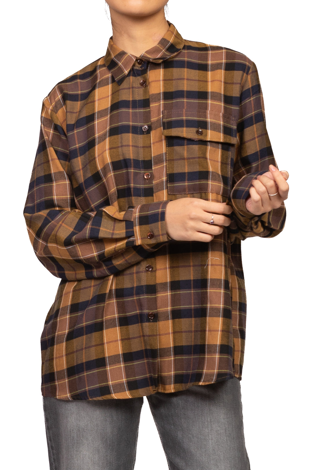 Vicolo - Camicia fantasia check con taschino Art. TAC0477