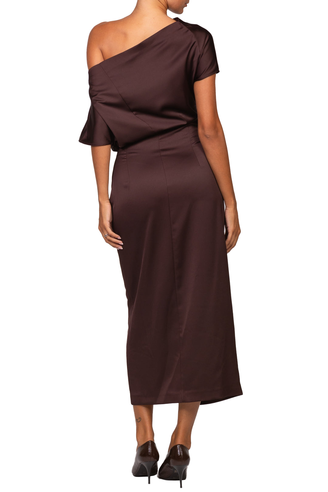Imperial - Abito lungo satin con nodo Art. AFEPMBA