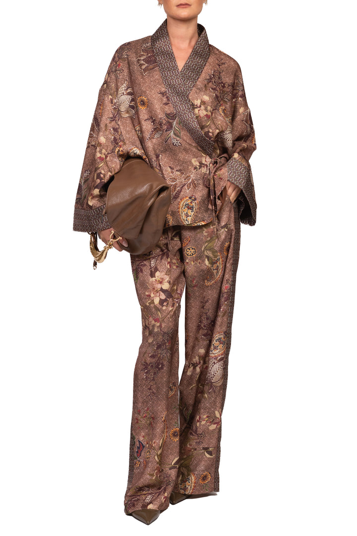 Vicolo - Giacca kimono fantasia floreale Art. TAC0650