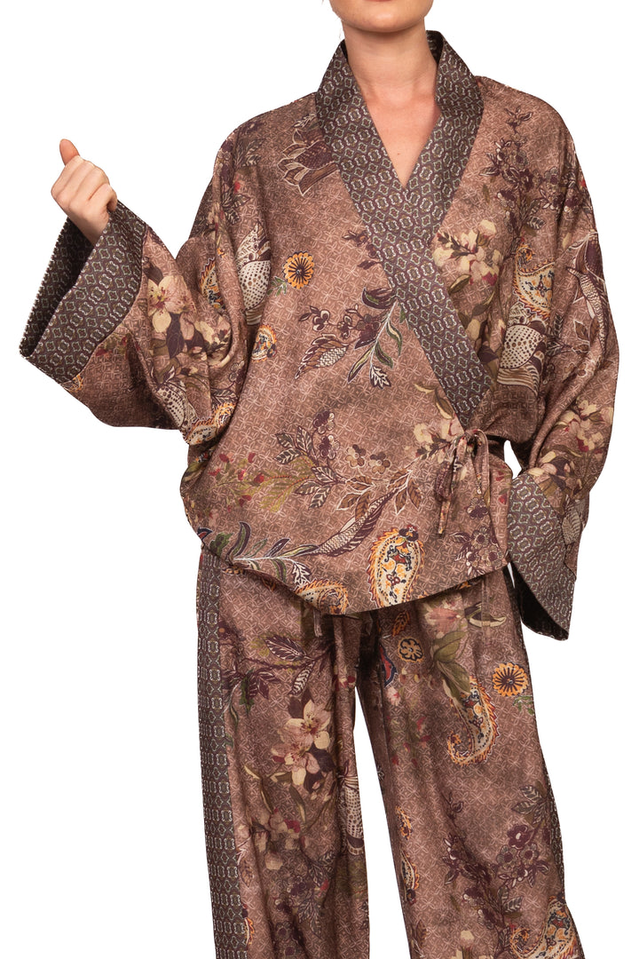 Vicolo - Giacca kimono fantasia floreale Art. TAC0650