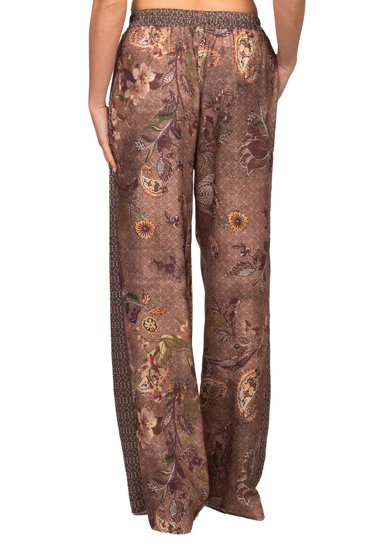 Vicolo - Pantalone palazzo fantasia floreale Art. TAC0652