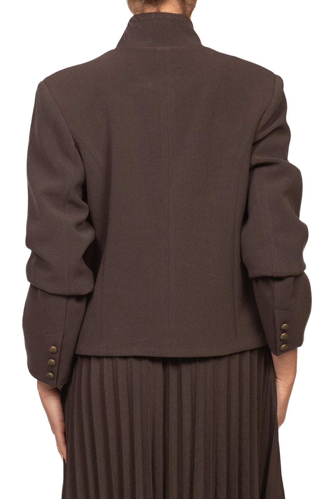 Tensione In - Giacca crop collo coreano Art. 27B6078