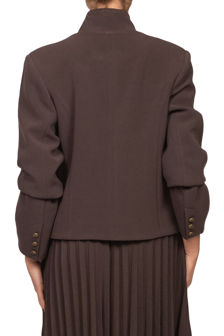 Tensione In - Giacca crop collo coreano Art. 27B6078