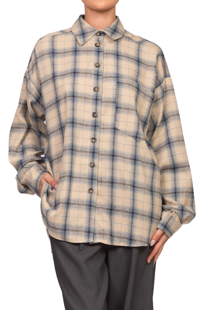 Tensione In - Camicia over check Art. W26C488