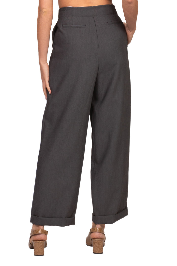 Tensione In - Pantalone baggy con risvolto Art. 27P6117