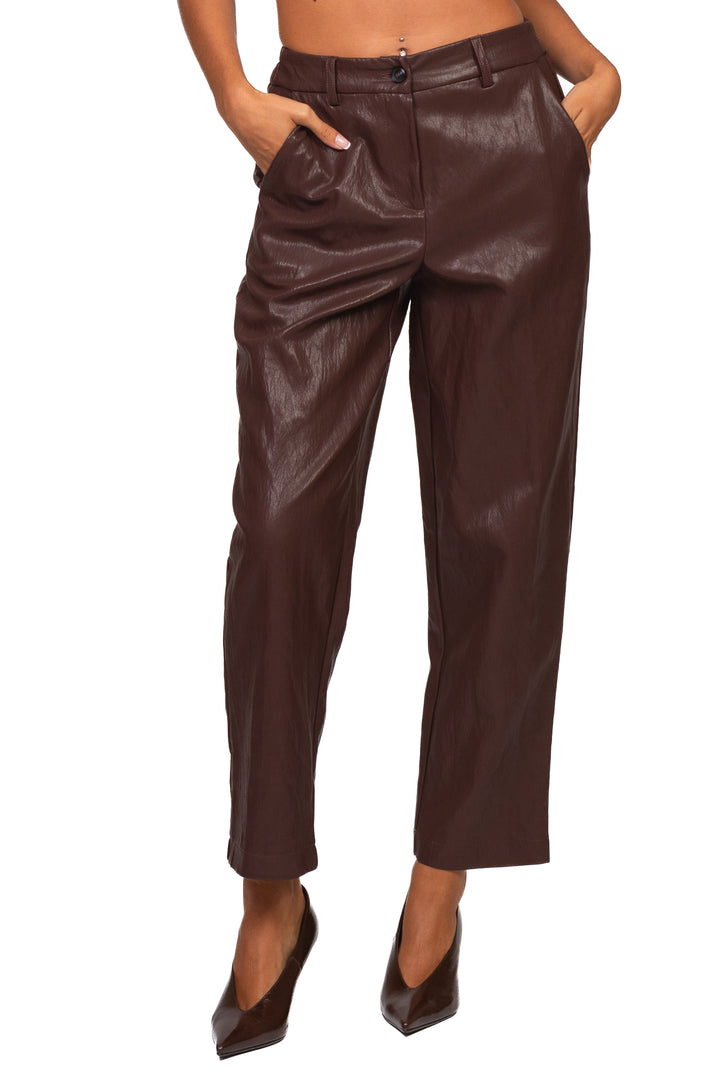 Tensione In - Pantalone ecopelle sigaretta Art. 27P5965
