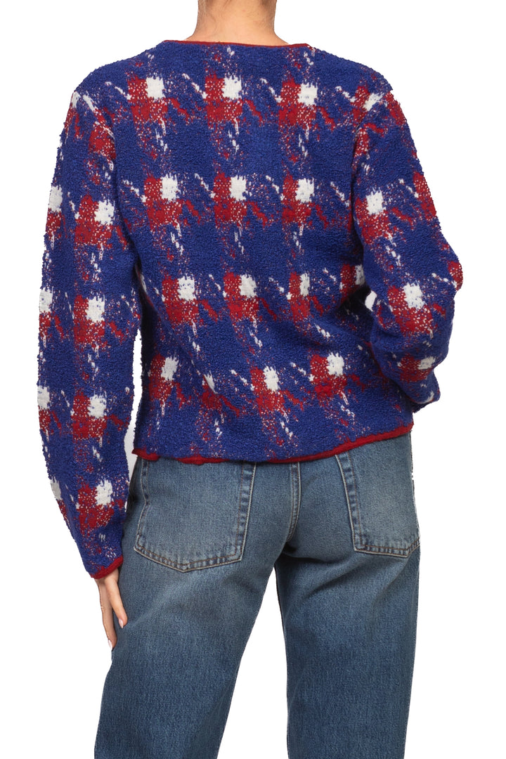 Tensione In - Cardigan in lana bouclé Art. W6HMG64A428