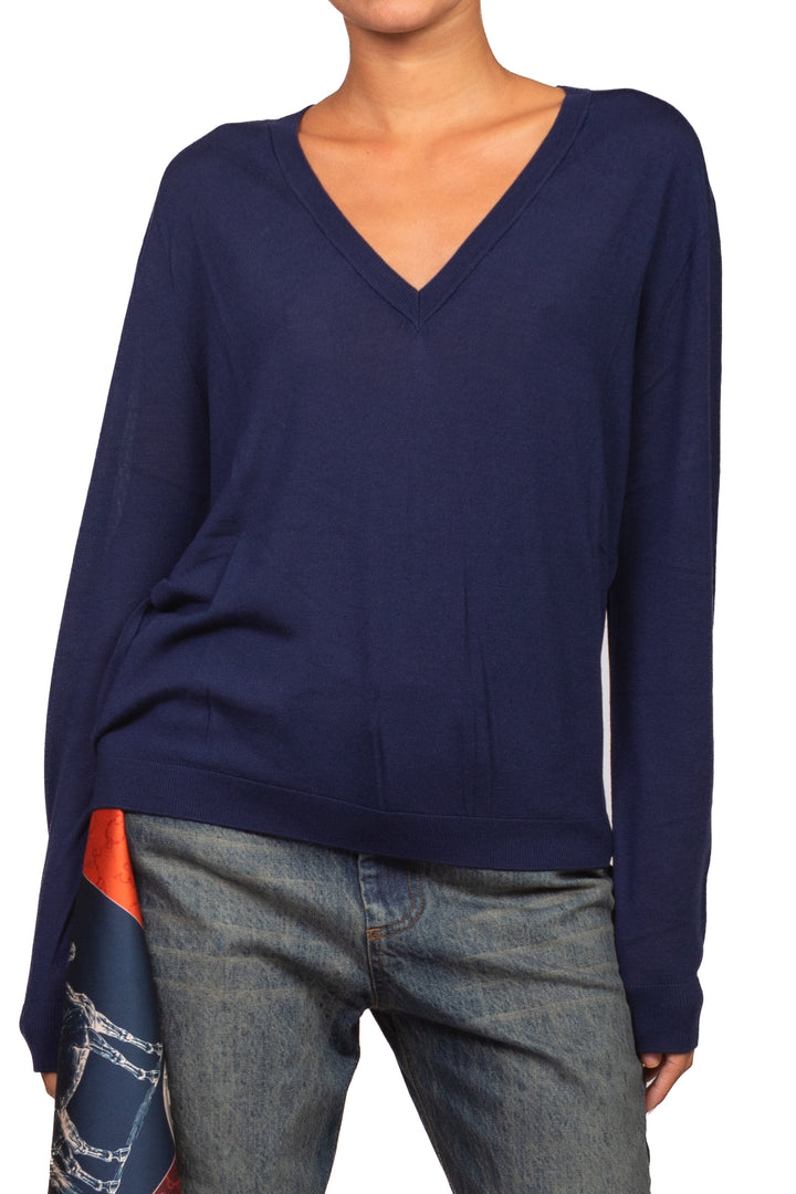 Tensione In - Maglia scollo v in lana  Art. MLN06AI26