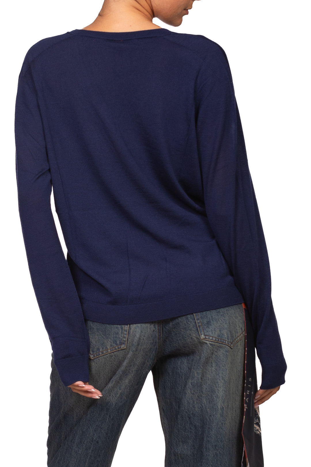 Tensione In - Maglia scollo v in lana  Art. MLN06AI26
