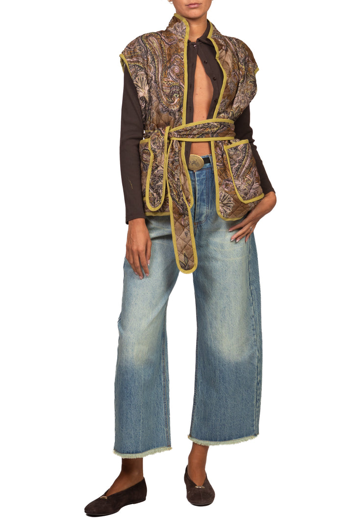 Vicolo - Gilet trapuntato fantasia jacquard Art. TAC0927
