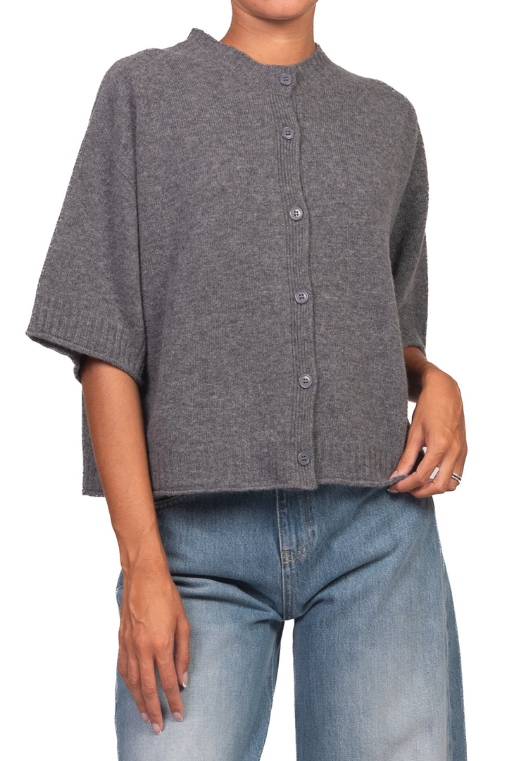 Kontatto - Cardigan mezza manica in lana Art. 3M1838C
