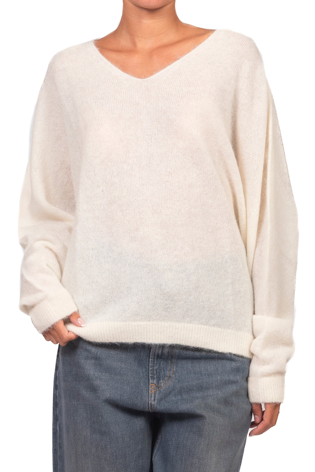 Kontatto - Maglia scollo V over Art. 3M1769C