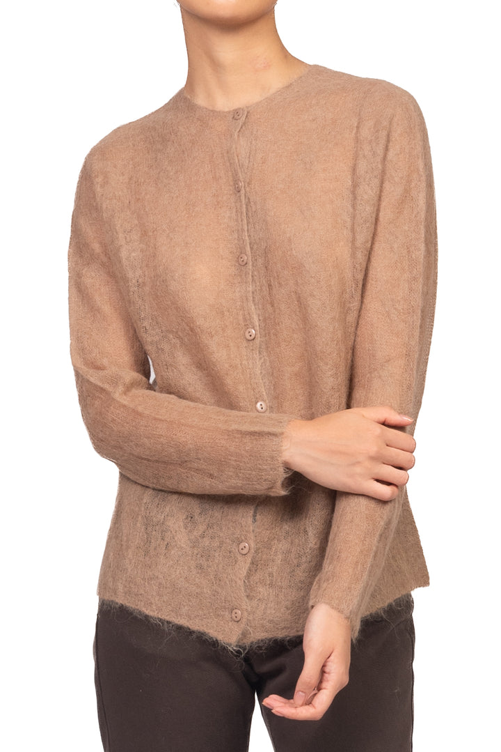 Kontatto - Cardigan treccia misto alpaca Art. 3M1771C